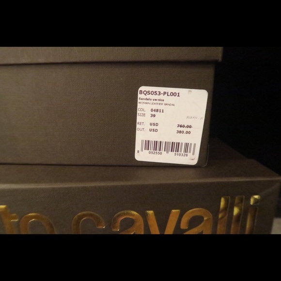 Robert Cavalli Strappy Sandals